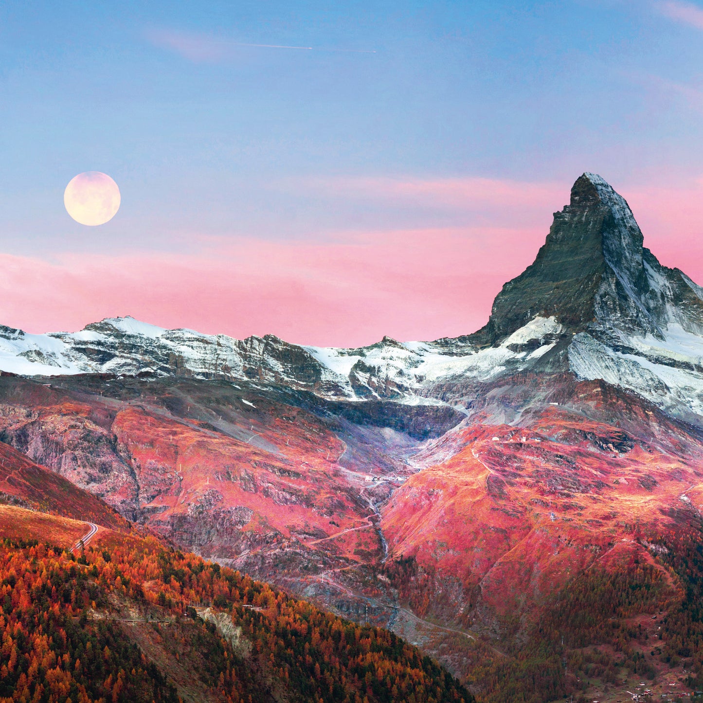 Poznámkový kalendář Měsíc 2026, 30 x 30 cm