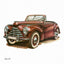 Poznámkový kalendář Classic Cars – Václav Zapadlík, 2026, 30 x 30 cm