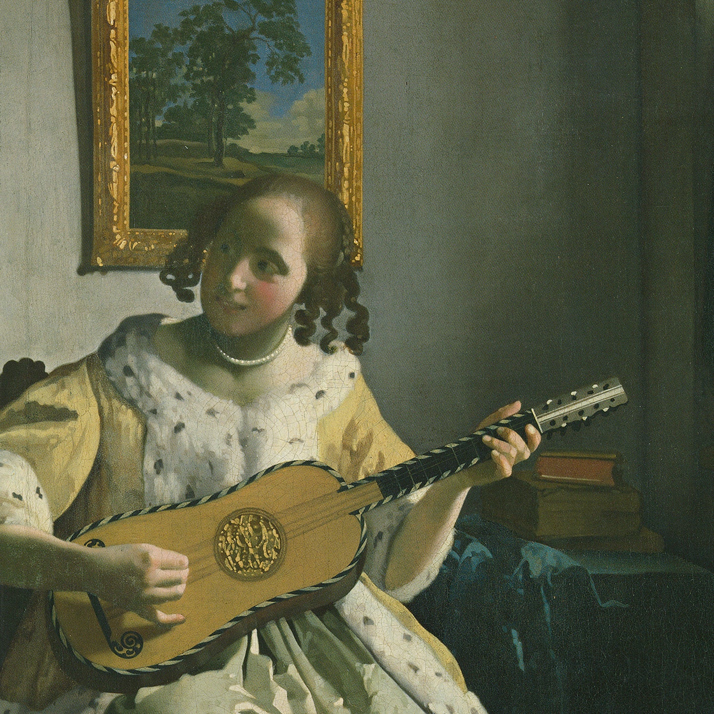 Poznámkový kalendář Johannes Vermeer 2026, 30 x 30 cm