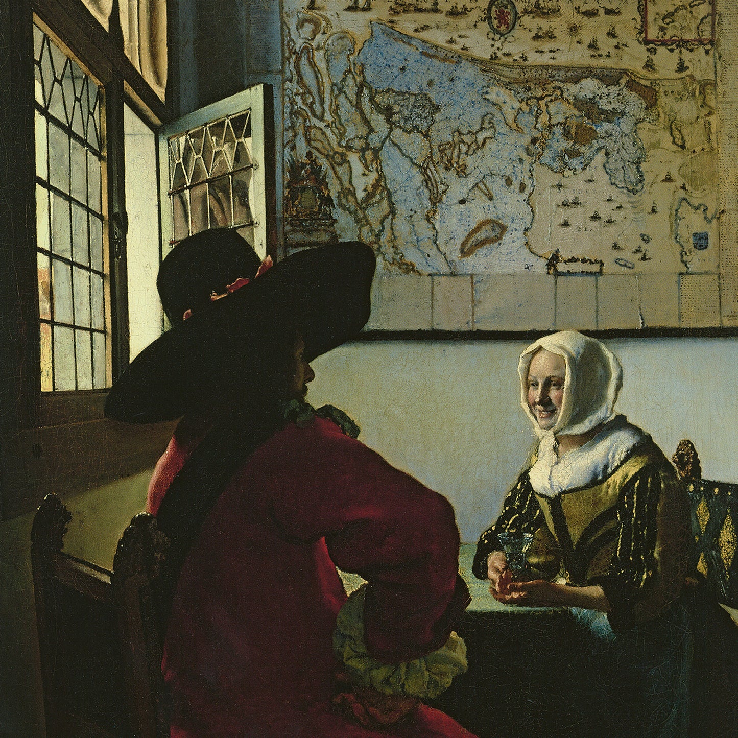 Poznámkový kalendář Johannes Vermeer 2026, 30 x 30 cm