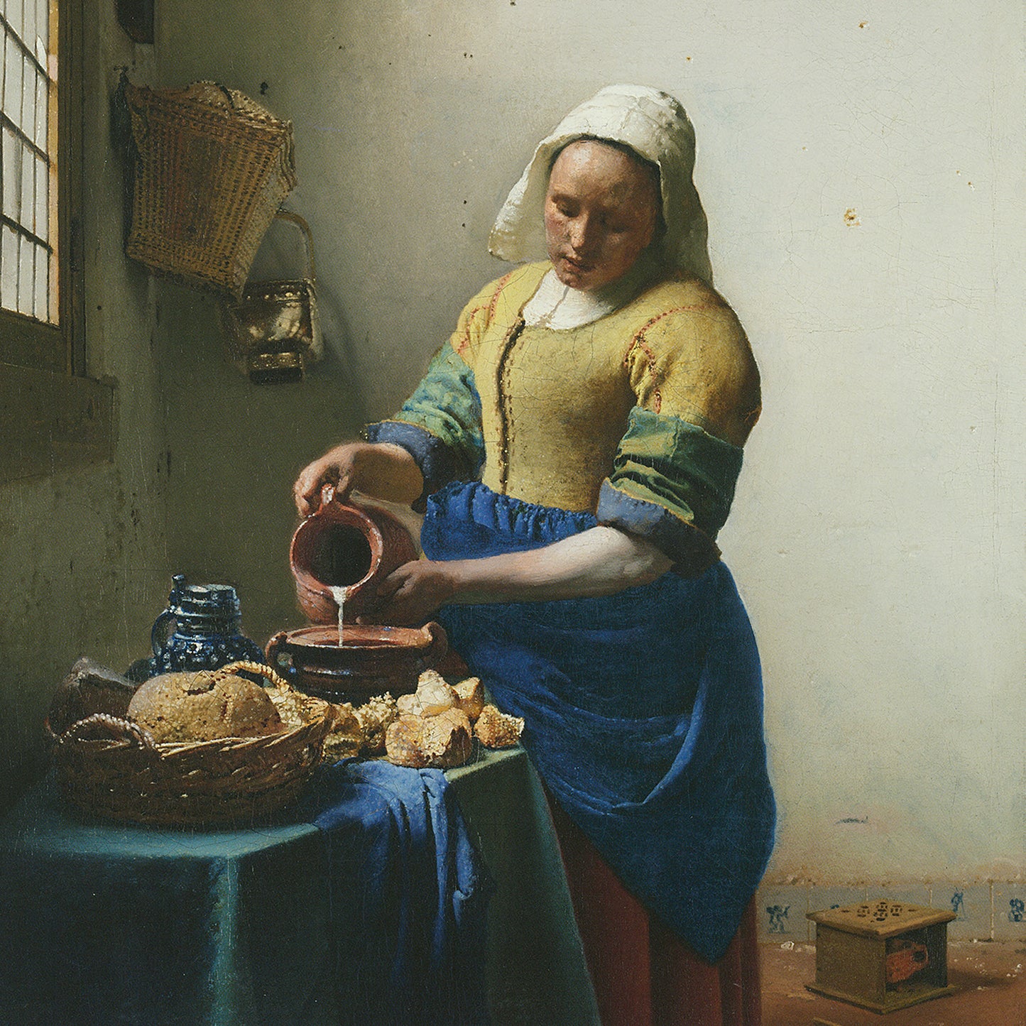 Poznámkový kalendář Johannes Vermeer 2026, 30 x 30 cm