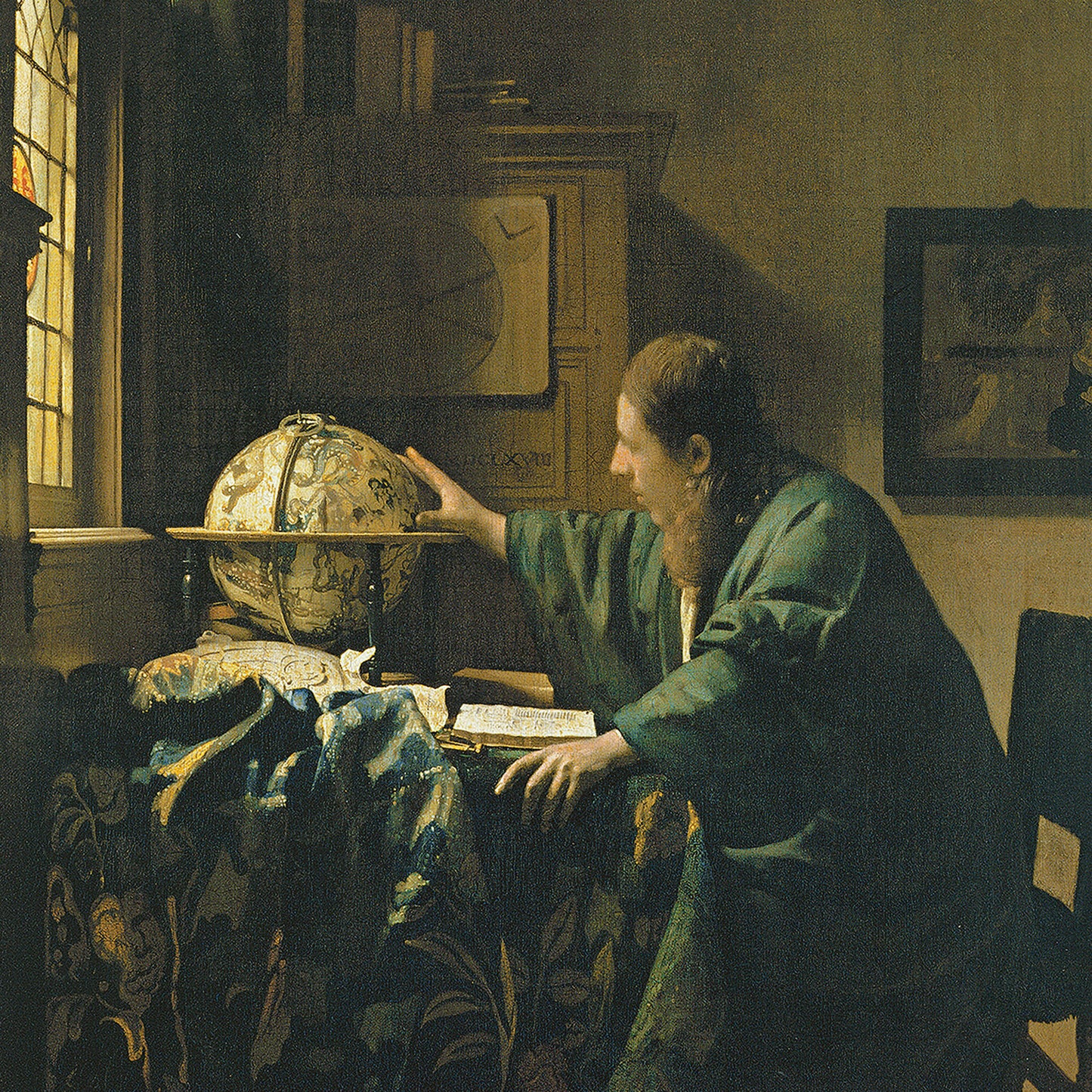 Poznámkový kalendář Johannes Vermeer 2026, 30 x 30 cm