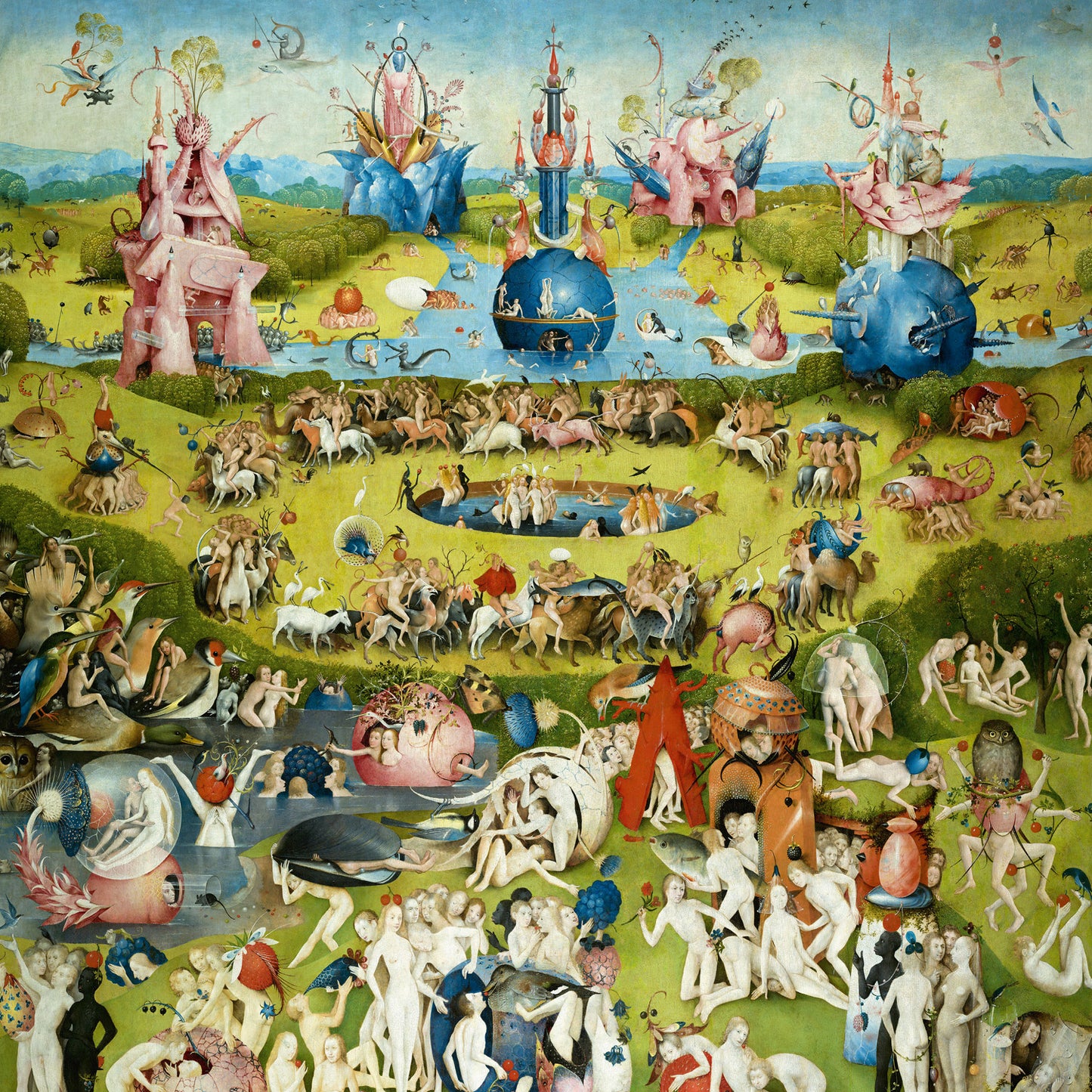 Poznámkový kalendář Hieronymus Bosch 2026, 30 x 30 cm