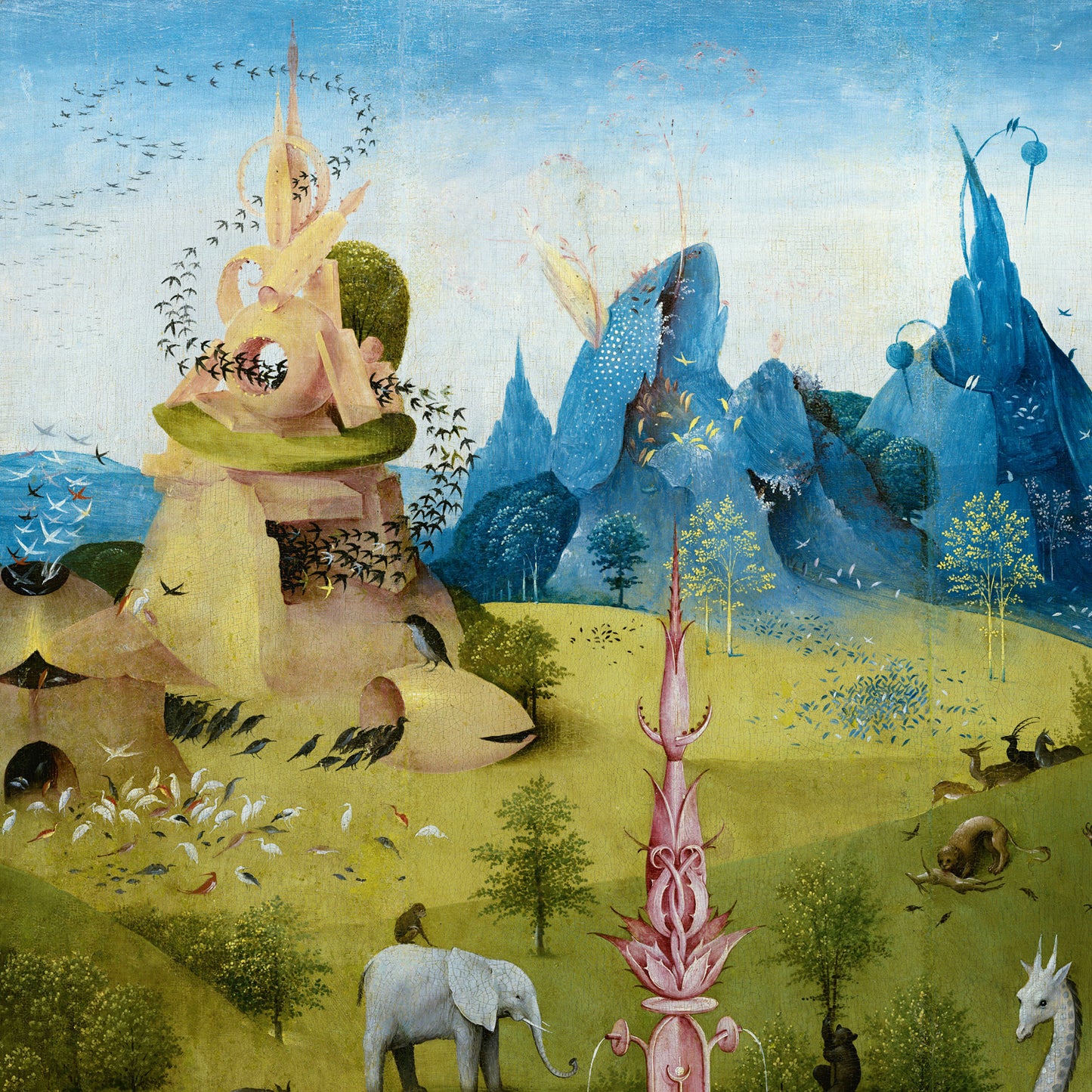 Poznámkový kalendář Hieronymus Bosch 2026, 30 x 30 cm