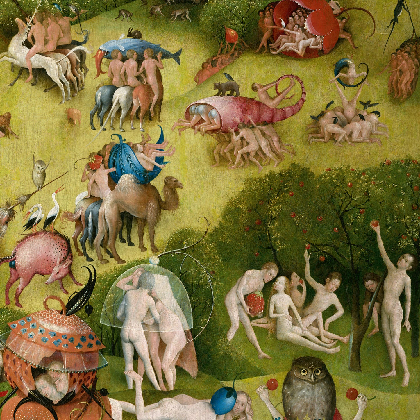 Poznámkový kalendář Hieronymus Bosch 2026, 30 x 30 cm