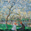 Poznámkový kalendář Claude Monet 2027, 30 x 30 cm