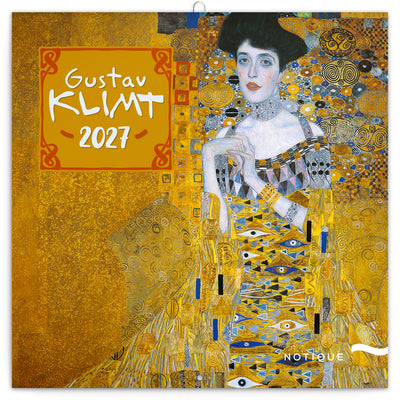 Poznámkový kalendář Gustav Klimt 2027, 30 x 30 cm
