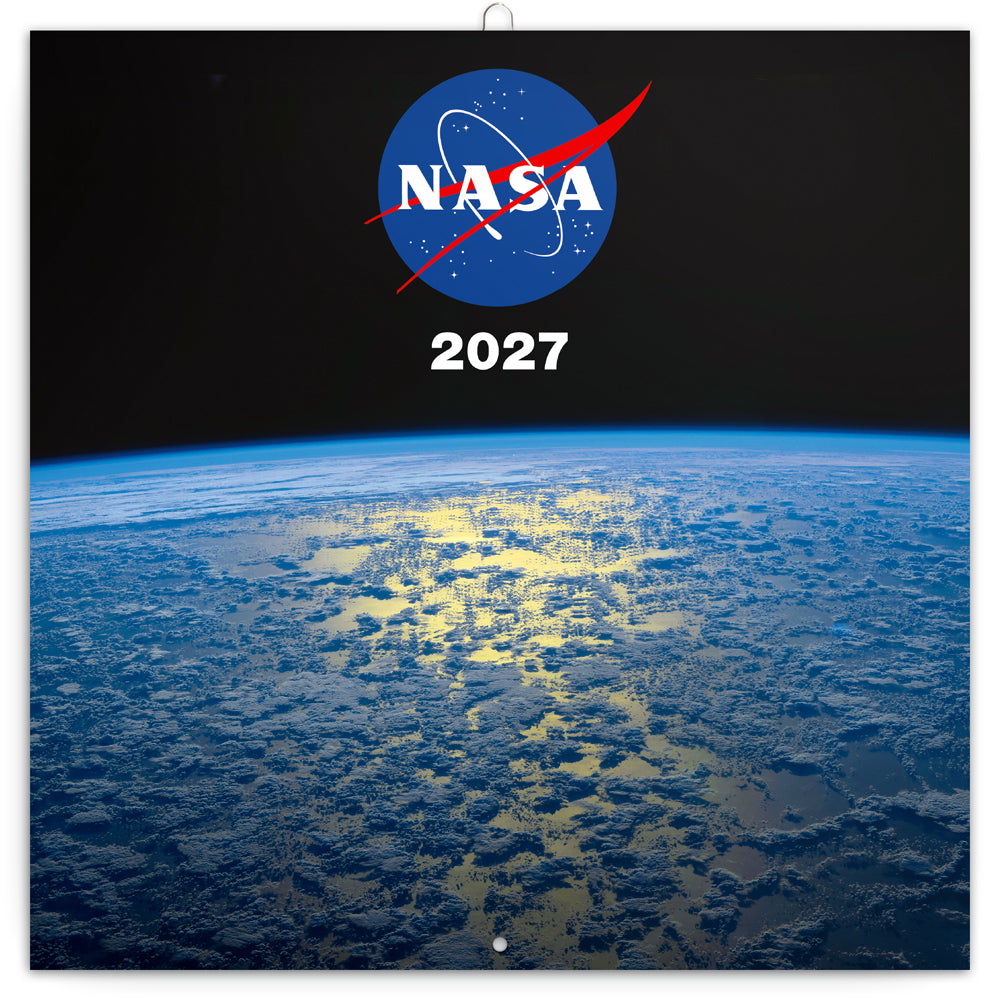 Poznámkový kalendář NASA 2027, 30 x 30 cm
