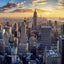 Poznámkový kalendář New York 2027, 30 x 30 cm