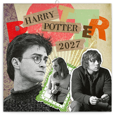 Poznámkový kalendář Harry Potter 2027, 30 x 30 cm