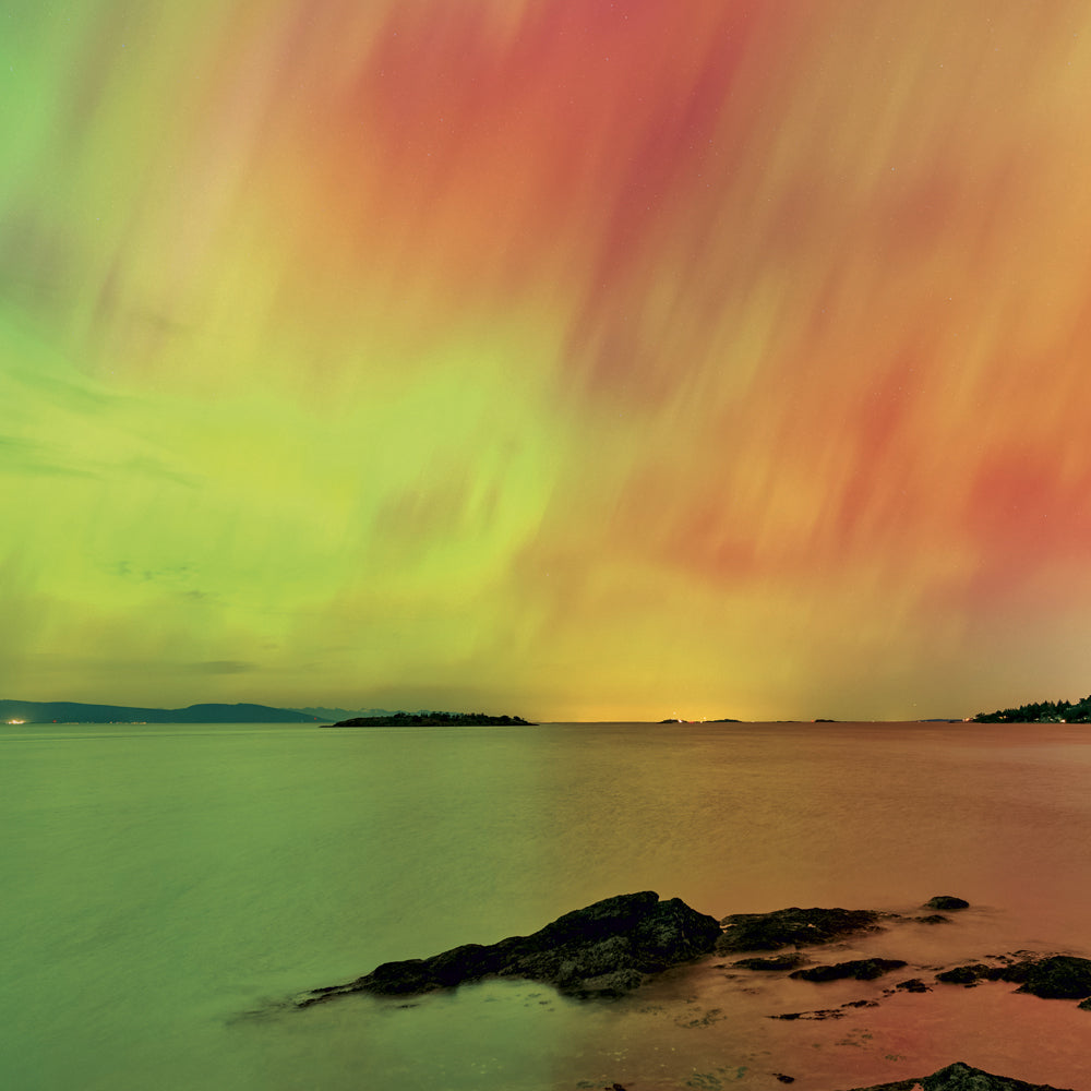 Poznámkový kalendář Polární záře 2027, 30 x 30 cm