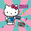 Poznámkový kalendář Hello Kitty  2027, 30 x 30 cm