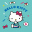 Poznámkový kalendář Hello Kitty  2027, 30 x 30 cm