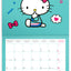 Poznámkový kalendář Hello Kitty  2027, 30 x 30 cm
