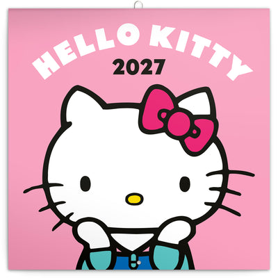 Poznámkový kalendář Hello Kitty  2027, 30 x 30 cm