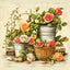Poznámkový kalendář Farmářské trhy 2027, PLASTIC FREE, 30 x 30 cm