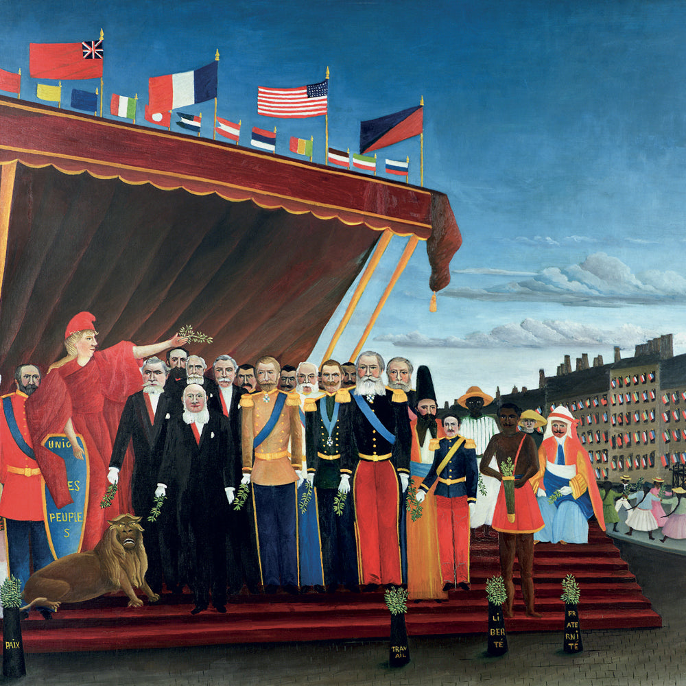 Poznámkový kalendář Henri Rousseau 2027, 30 x 30 cm