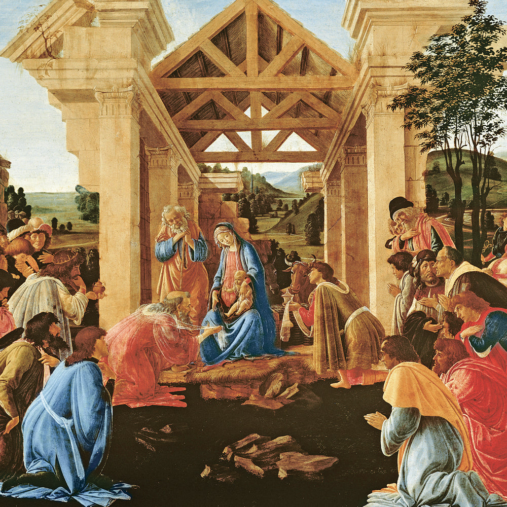 Poznámkový kalendář Sandro Botticelli 2027, 30 x 30 cm