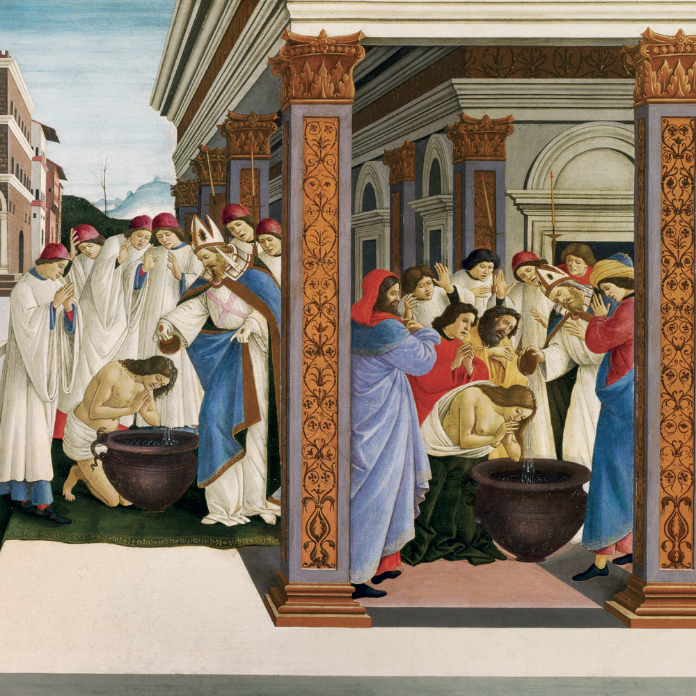 Poznámkový kalendář Sandro Botticelli 2027, 30 x 30 cm