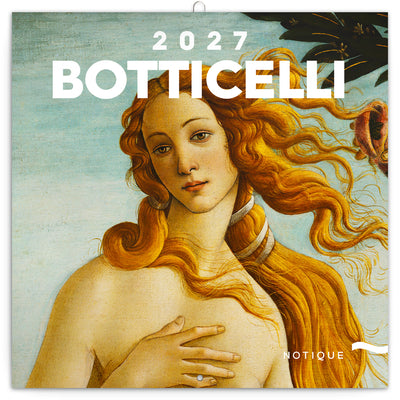 Poznámkový kalendář Sandro Botticelli 2027, 30 x 30 cm