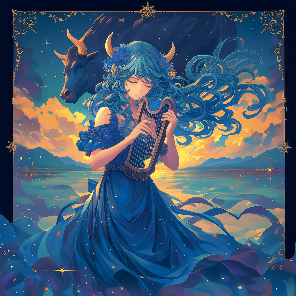 Poznámkový kalendář Anime Zodiac 2027, 30 x 30 cm