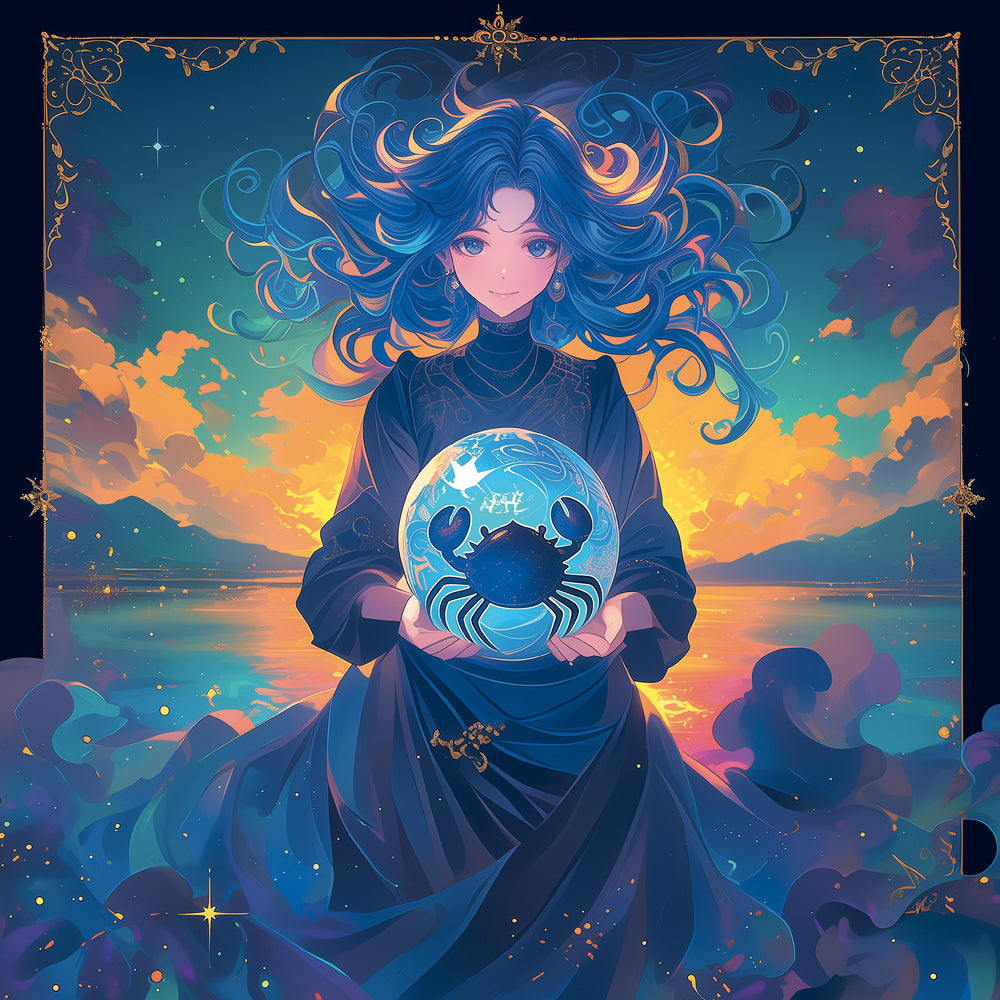 Poznámkový kalendář Anime Zodiac 2027, 30 x 30 cm