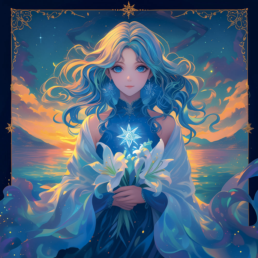 Poznámkový kalendář Anime Zodiac 2027, 30 x 30 cm