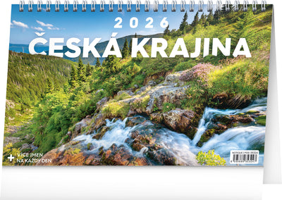 Stolní kalendář Česká krajina 2026, 23,1 x 14,5 cm