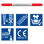 STAEDTLER Fixy "Noris Club 320", 12 barev, sada, 1-3 mm, oboustranné, vypratelné