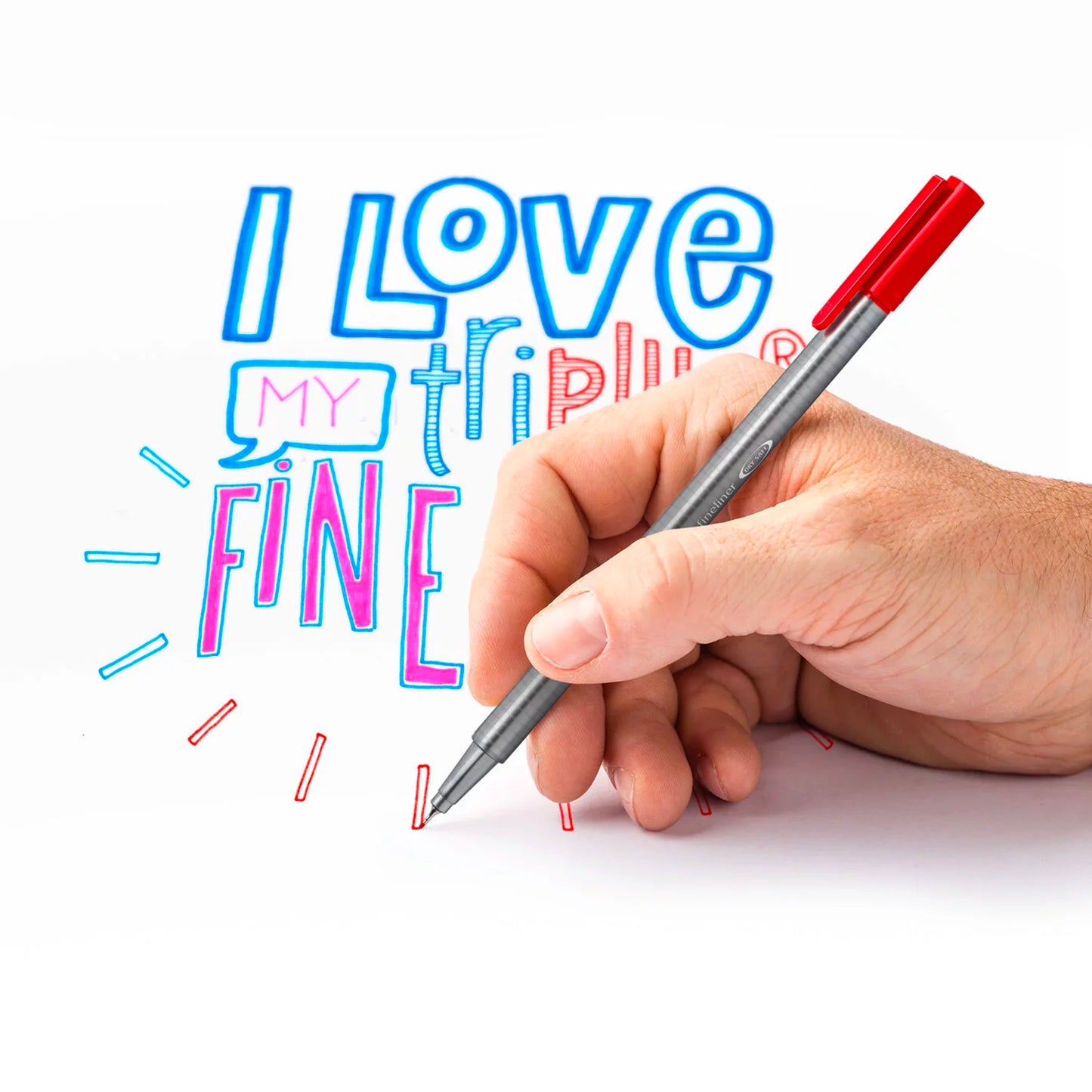 STAEDTLER Liner "Triplus 334 Box" sada, 10 barev, 0.3 mm