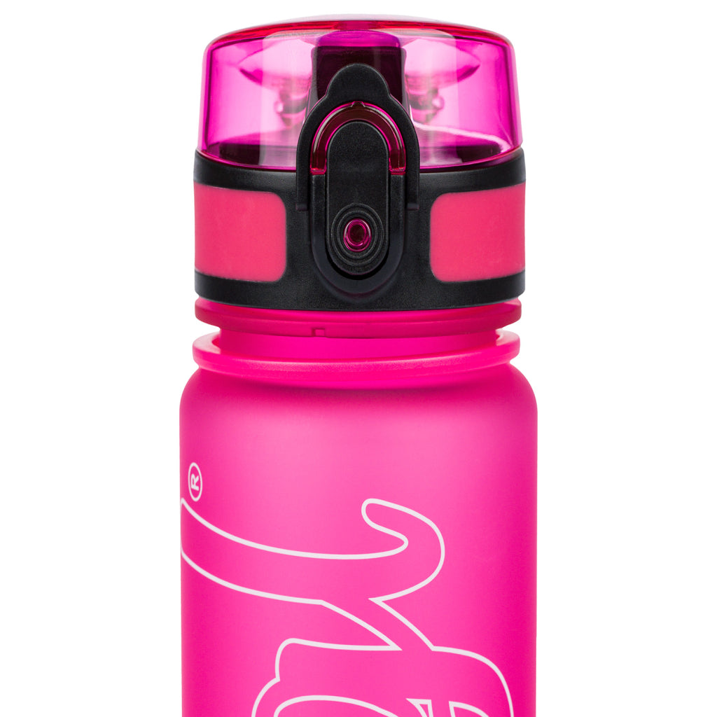 Tritanová láhev na pití Logo - růžová, 500 ml