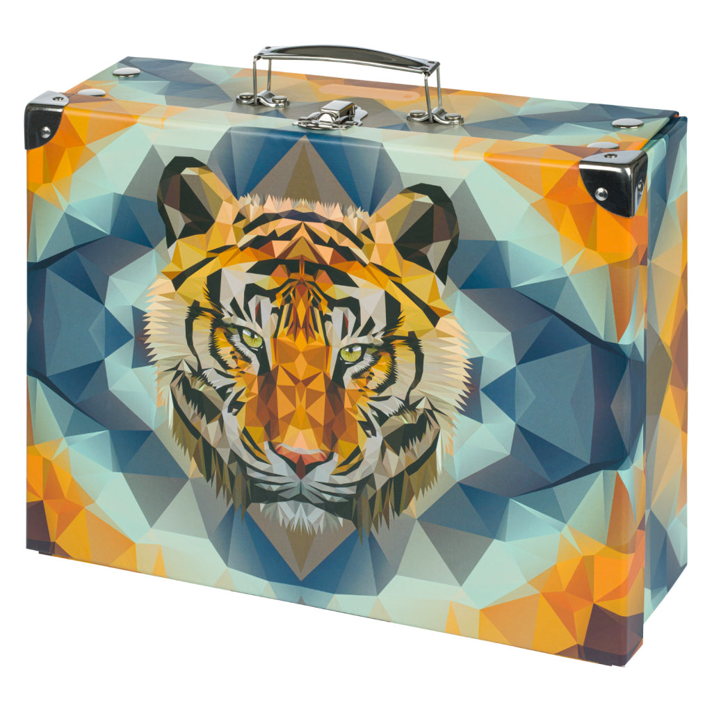 Skládací školní kufřík Tiger s kováním