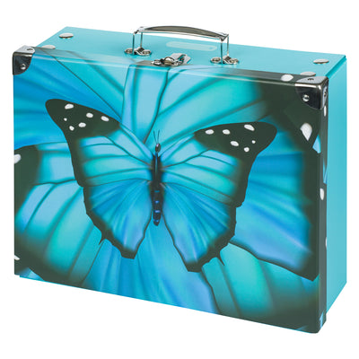 Skládací školní kufřík Butterfly s kováním