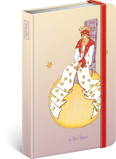Notes Malý princ – King, linkovaný, 11 × 16 cm,Vnitřní kapsa