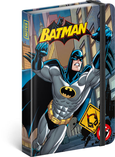 Notes Batman – Power, linkovaný, 11 × 16 cm,Vnitřní kapsa