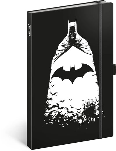 Notes Batman, linkovaný, 13 × 21 cm,Vnitřní kapsa