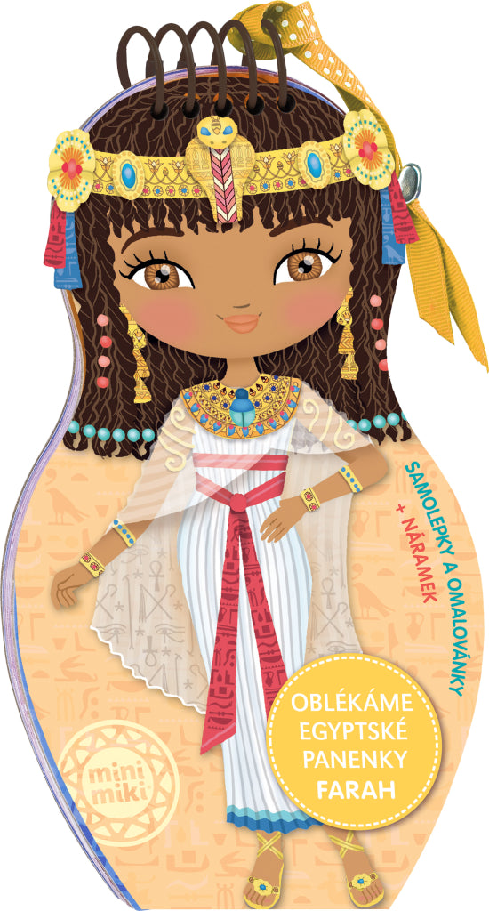 Oblékáme egyptské panenky FARAH - Omalovánky