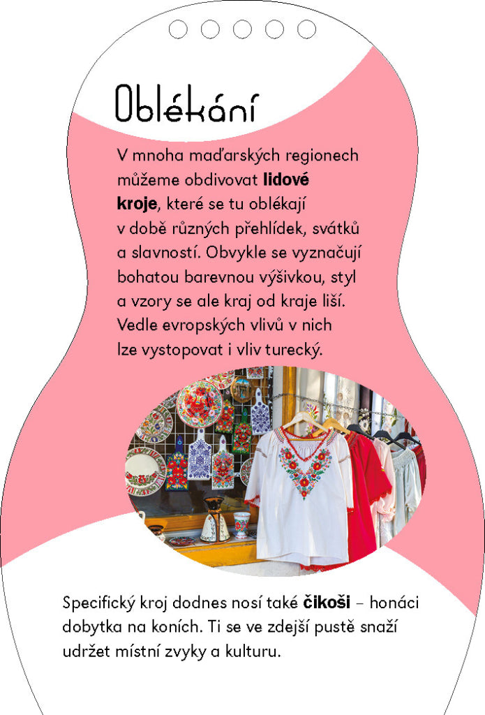 Oblékáme maďarské panenky SÁRA - Omalovánky