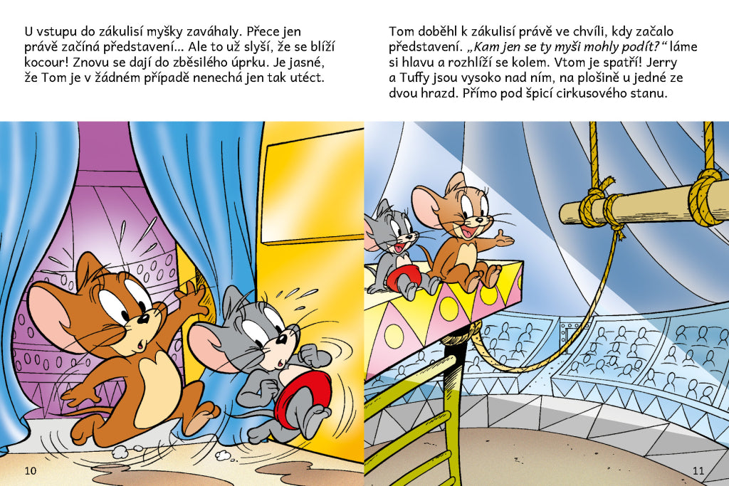 VELKÉ CIRKUSOVÉ DOBRODRUŽSTVÍ - Tom a Jerry v obrázkovém příběhu