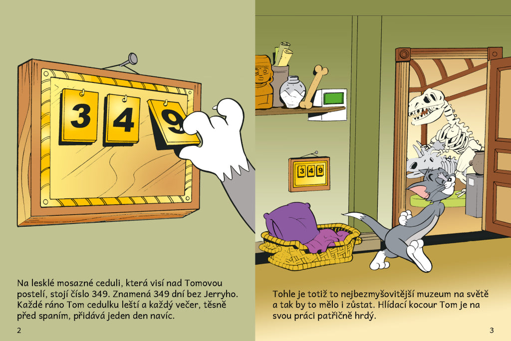 NEPLECHA V MUZEU - Tom a Jerry v obrázkovém příběhu